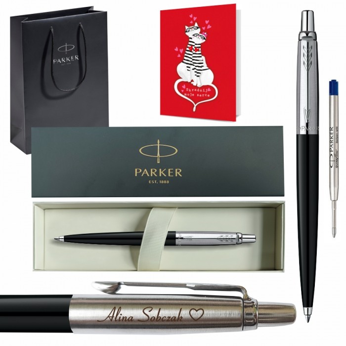 Parker Jotter długopis Originals czarny z grawerem